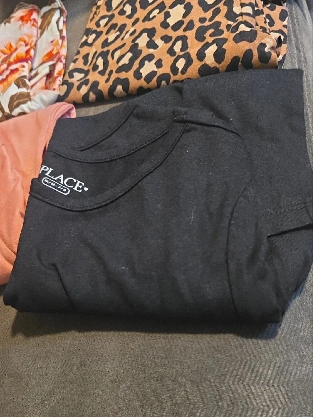 Place Girls Coral 'LOVE' Long Sleeve Top